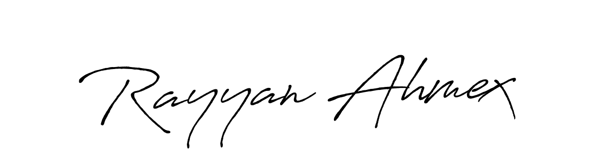 Once you've used our free online signature maker to create your best signature Antro_Vectra_Bolder style, it's time to enjoy all of the benefits that Rayyan Ahmex name signing documents. Rayyan Ahmex signature style 7 images and pictures png
