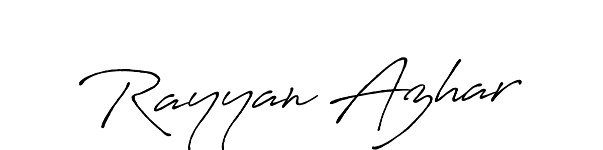 How to Draw Rayyan Azhar signature style? Antro_Vectra_Bolder is a latest design signature styles for name Rayyan Azhar. Rayyan Azhar signature style 7 images and pictures png