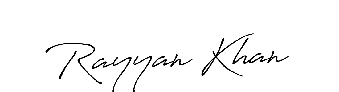 This is the best signature style for the Rayyan Khan name. Also you like these signature font (Antro_Vectra_Bolder). Mix name signature. Rayyan Khan signature style 7 images and pictures png