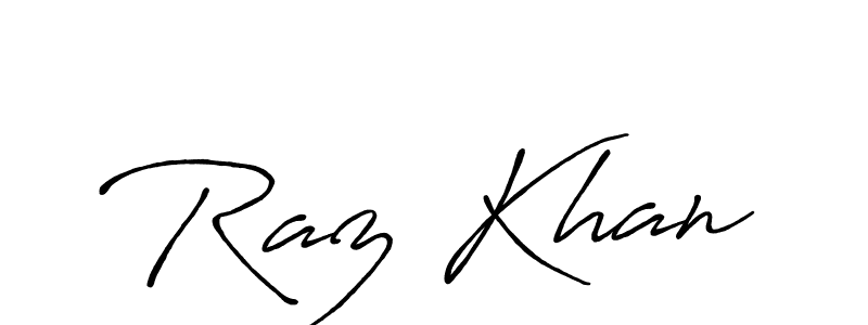 if you are searching for the best signature style for your name Raz Khan. so please give up your signature search. here we have designed multiple signature styles  using Antro_Vectra_Bolder. Raz Khan signature style 7 images and pictures png