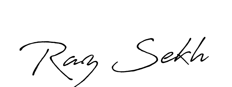 How to make Raz Sekh signature? Antro_Vectra_Bolder is a professional autograph style. Create handwritten signature for Raz Sekh name. Raz Sekh signature style 7 images and pictures png