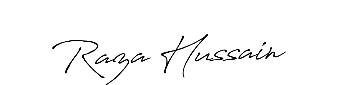 You should practise on your own different ways (Antro_Vectra_Bolder) to write your name (Raza Hussain) in signature. don't let someone else do it for you. Raza Hussain signature style 7 images and pictures png