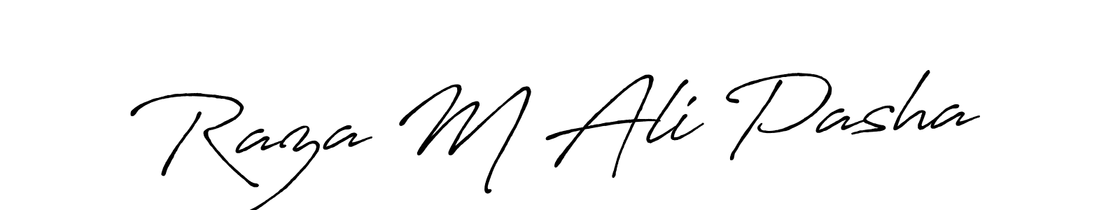 Also You can easily find your signature by using the search form. We will create Raza M Ali Pasha name handwritten signature images for you free of cost using Antro_Vectra_Bolder sign style. Raza M Ali Pasha signature style 7 images and pictures png