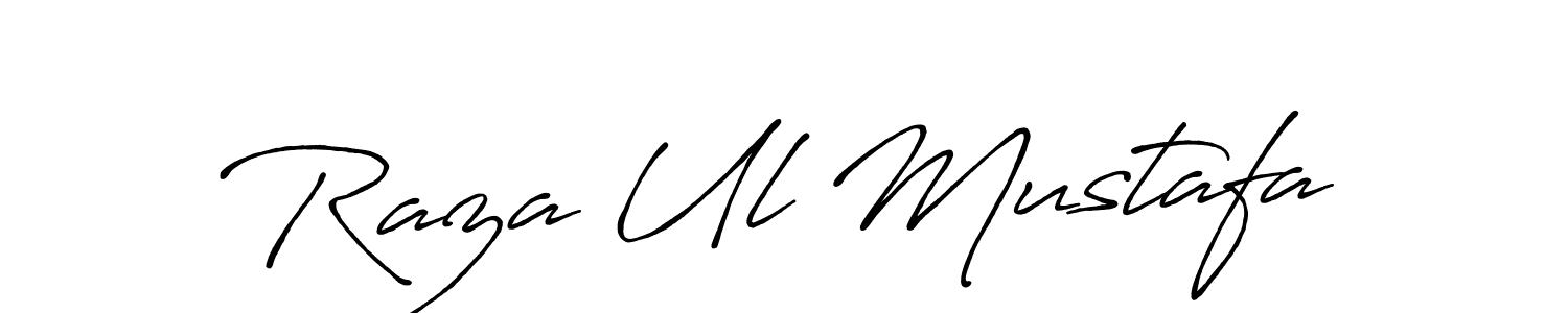 Make a short Raza Ul Mustafa signature style. Manage your documents anywhere anytime using Antro_Vectra_Bolder. Create and add eSignatures, submit forms, share and send files easily. Raza Ul Mustafa signature style 7 images and pictures png