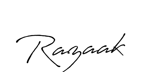 How to Draw Razaak signature style? Antro_Vectra_Bolder is a latest design signature styles for name Razaak. Razaak signature style 7 images and pictures png