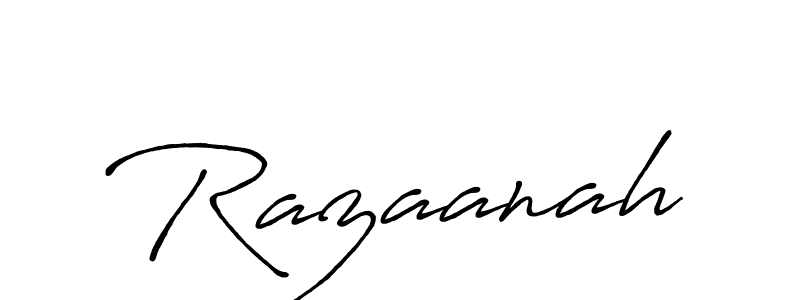 if you are searching for the best signature style for your name Razaanah. so please give up your signature search. here we have designed multiple signature styles  using Antro_Vectra_Bolder. Razaanah signature style 7 images and pictures png