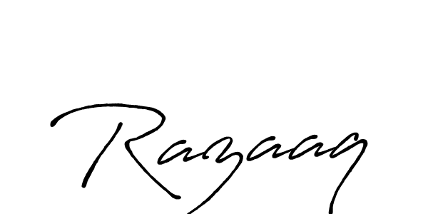 Also we have Razaaq name is the best signature style. Create professional handwritten signature collection using Antro_Vectra_Bolder autograph style. Razaaq signature style 7 images and pictures png