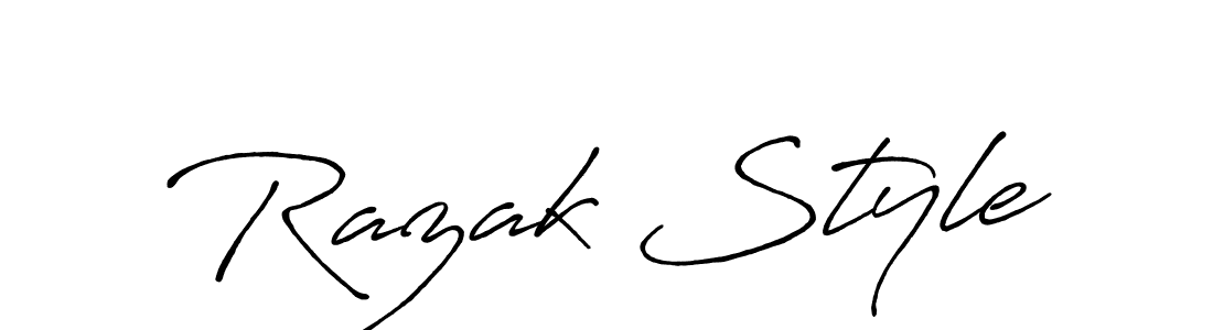Here are the top 10 professional signature styles for the name Razak Style. These are the best autograph styles you can use for your name. Razak Style signature style 7 images and pictures png