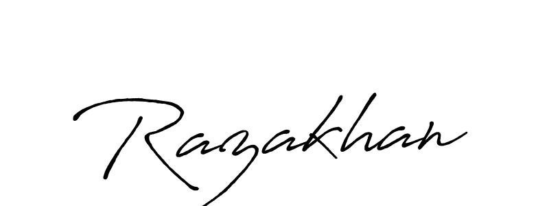 Also You can easily find your signature by using the search form. We will create Razakhan name handwritten signature images for you free of cost using Antro_Vectra_Bolder sign style. Razakhan signature style 7 images and pictures png