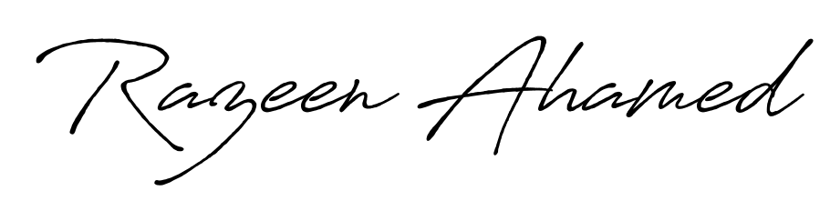 Practice writing Razeen Ahamed with the flow of Antro_Vectra_Bolder lettering. A fantastic source of inspiration for developing your personal signature style. Razeen Ahamed signature style 7 images and pictures png