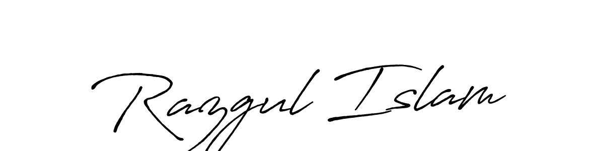 Also You can easily find your signature by using the search form. We will create Razgul Islam name handwritten signature images for you free of cost using Antro_Vectra_Bolder sign style. Razgul Islam signature style 7 images and pictures png