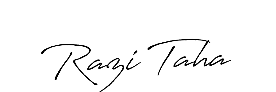 Make a short Razi Taha signature style. Manage your documents anywhere anytime using Antro_Vectra_Bolder. Create and add eSignatures, submit forms, share and send files easily. Razi Taha signature style 7 images and pictures png