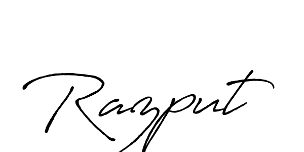 It looks lik you need a new signature style for name Razput. Design unique handwritten (Antro_Vectra_Bolder) signature with our free signature maker in just a few clicks. Razput signature style 7 images and pictures png