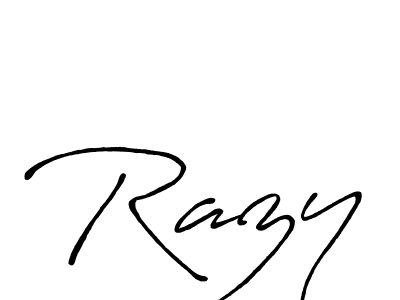 Antro_Vectra_Bolder is a professional signature style that is perfect for those who want to add a touch of class to their signature. It is also a great choice for those who want to make their signature more unique. Get Razy name to fancy signature for free. Razy signature style 7 images and pictures png