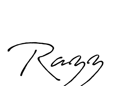 How to Draw Razz signature style? Antro_Vectra_Bolder is a latest design signature styles for name Razz. Razz signature style 7 images and pictures png