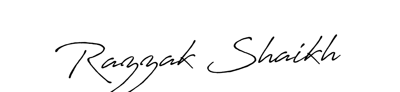 It looks lik you need a new signature style for name Razzak Shaikh. Design unique handwritten (Antro_Vectra_Bolder) signature with our free signature maker in just a few clicks. Razzak Shaikh signature style 7 images and pictures png