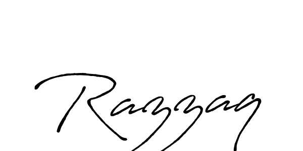 How to make Razzaq name signature. Use Antro_Vectra_Bolder style for creating short signs online. This is the latest handwritten sign. Razzaq signature style 7 images and pictures png