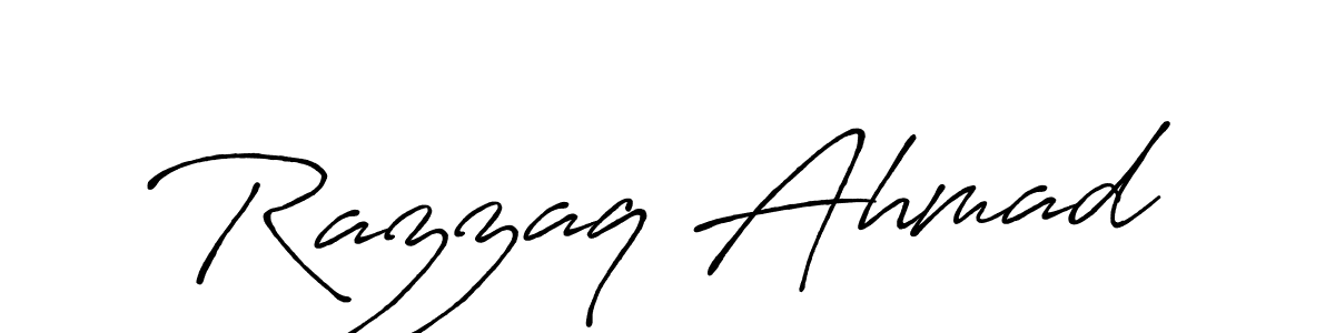 Make a beautiful signature design for name Razzaq Ahmad. Use this online signature maker to create a handwritten signature for free. Razzaq Ahmad signature style 7 images and pictures png