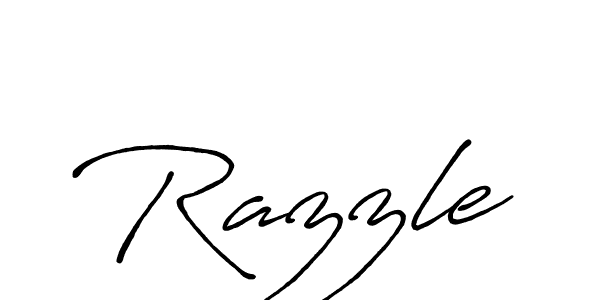 Antro_Vectra_Bolder is a professional signature style that is perfect for those who want to add a touch of class to their signature. It is also a great choice for those who want to make their signature more unique. Get Razzle name to fancy signature for free. Razzle signature style 7 images and pictures png