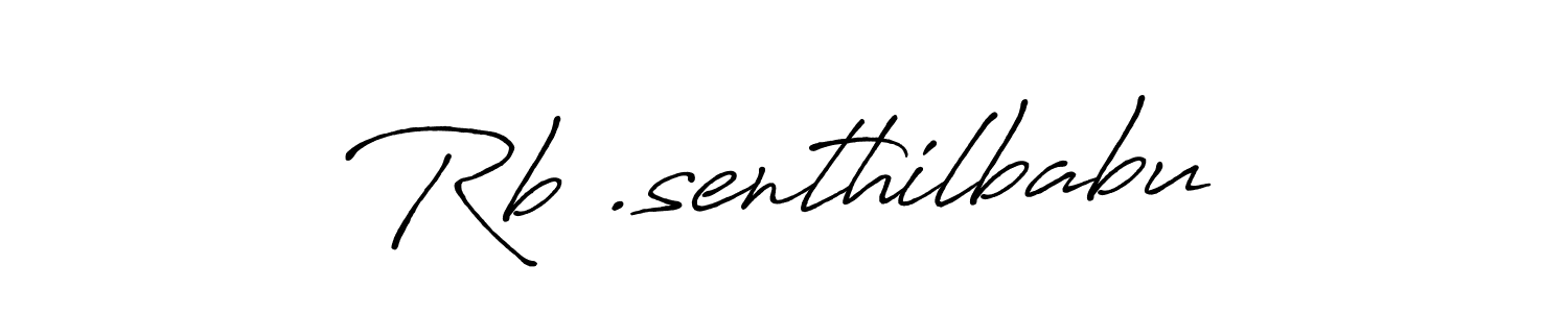 Once you've used our free online signature maker to create your best signature Antro_Vectra_Bolder style, it's time to enjoy all of the benefits that Rb .senthilbabu name signing documents. Rb .senthilbabu signature style 7 images and pictures png