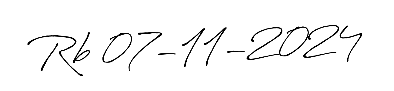 You should practise on your own different ways (Antro_Vectra_Bolder) to write your name (Rb 07-11-2024) in signature. don't let someone else do it for you. Rb 07-11-2024 signature style 7 images and pictures png