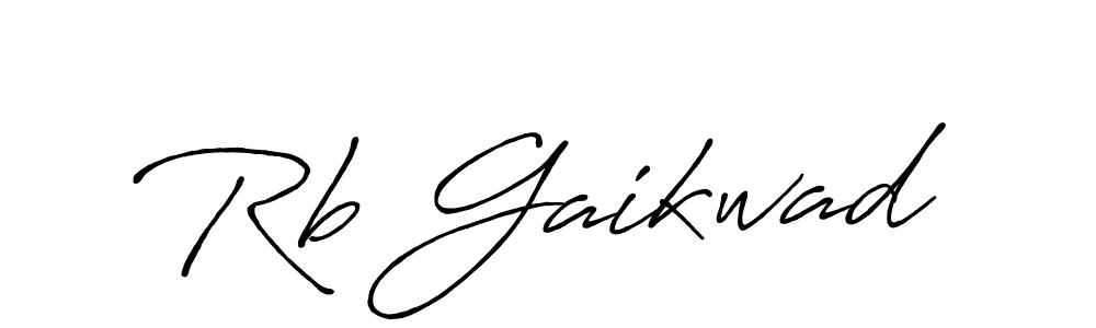 Also we have Rb Gaikwad name is the best signature style. Create professional handwritten signature collection using Antro_Vectra_Bolder autograph style. Rb Gaikwad signature style 7 images and pictures png