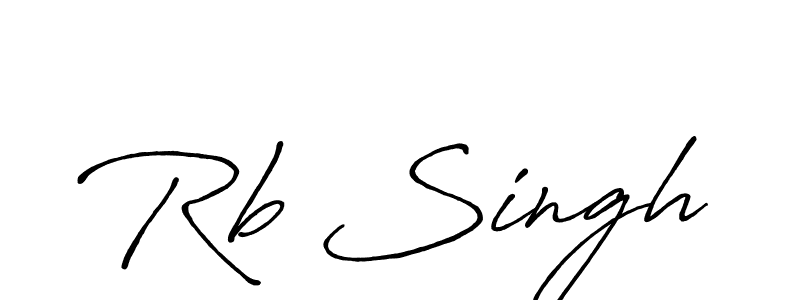 It looks lik you need a new signature style for name Rb Singh. Design unique handwritten (Antro_Vectra_Bolder) signature with our free signature maker in just a few clicks. Rb Singh signature style 7 images and pictures png