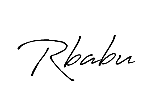 How to Draw Rbabu signature style? Antro_Vectra_Bolder is a latest design signature styles for name Rbabu. Rbabu signature style 7 images and pictures png