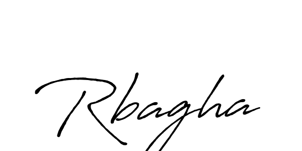 Make a beautiful signature design for name Rbagha. With this signature (Antro_Vectra_Bolder) style, you can create a handwritten signature for free. Rbagha signature style 7 images and pictures png