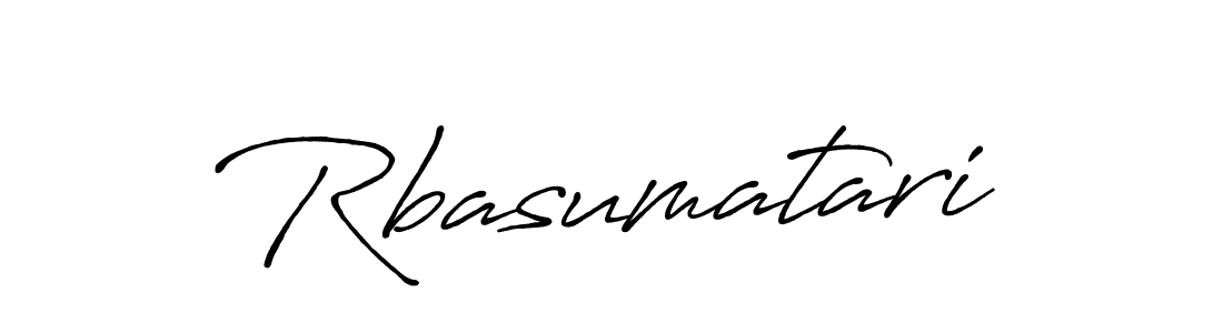 Use a signature maker to create a handwritten signature online. With this signature software, you can design (Antro_Vectra_Bolder) your own signature for name Rbasumatari. Rbasumatari signature style 7 images and pictures png