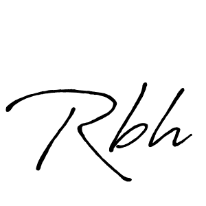 How to Draw Rbh signature style? Antro_Vectra_Bolder is a latest design signature styles for name Rbh. Rbh signature style 7 images and pictures png