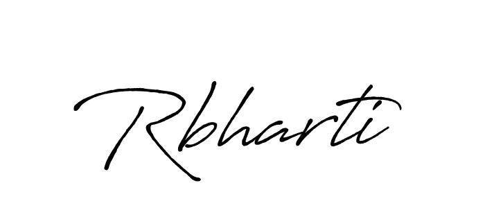 Also You can easily find your signature by using the search form. We will create Rbharti name handwritten signature images for you free of cost using Antro_Vectra_Bolder sign style. Rbharti signature style 7 images and pictures png