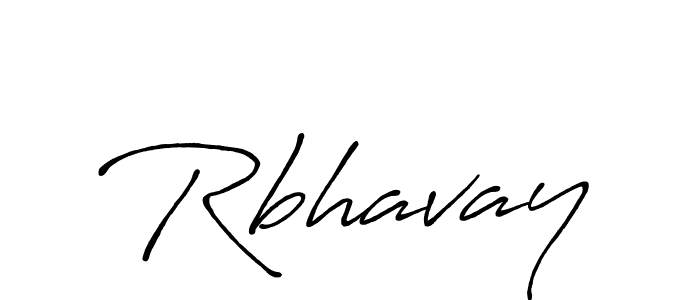 Design your own signature with our free online signature maker. With this signature software, you can create a handwritten (Antro_Vectra_Bolder) signature for name Rbhavay. Rbhavay signature style 7 images and pictures png