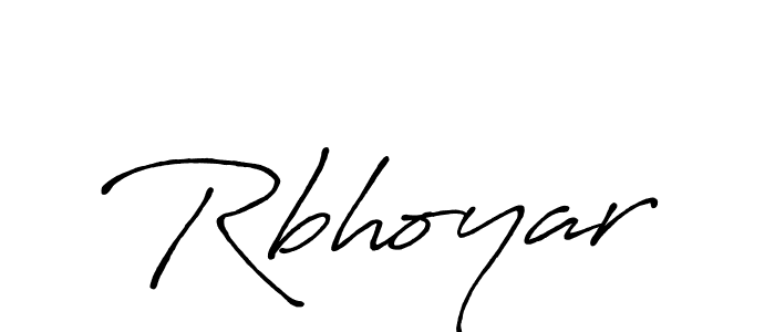 It looks lik you need a new signature style for name Rbhoyar. Design unique handwritten (Antro_Vectra_Bolder) signature with our free signature maker in just a few clicks. Rbhoyar signature style 7 images and pictures png