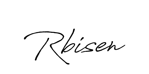 How to make Rbisen name signature. Use Antro_Vectra_Bolder style for creating short signs online. This is the latest handwritten sign. Rbisen signature style 7 images and pictures png