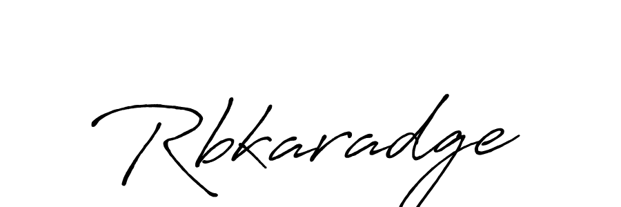 Rbkaradge stylish signature style. Best Handwritten Sign (Antro_Vectra_Bolder) for my name. Handwritten Signature Collection Ideas for my name Rbkaradge. Rbkaradge signature style 7 images and pictures png