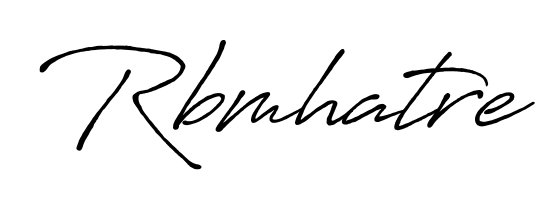 You can use this online signature creator to create a handwritten signature for the name Rbmhatre. This is the best online autograph maker. Rbmhatre signature style 7 images and pictures png