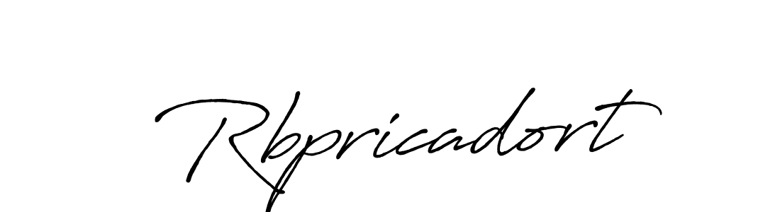 if you are searching for the best signature style for your name Rbpricadort. so please give up your signature search. here we have designed multiple signature styles  using Antro_Vectra_Bolder. Rbpricadort signature style 7 images and pictures png