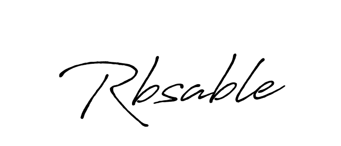 Also You can easily find your signature by using the search form. We will create Rbsable name handwritten signature images for you free of cost using Antro_Vectra_Bolder sign style. Rbsable signature style 7 images and pictures png