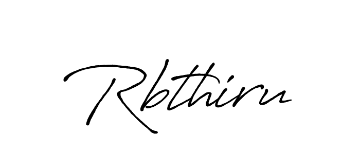 Design your own signature with our free online signature maker. With this signature software, you can create a handwritten (Antro_Vectra_Bolder) signature for name Rbthiru. Rbthiru signature style 7 images and pictures png