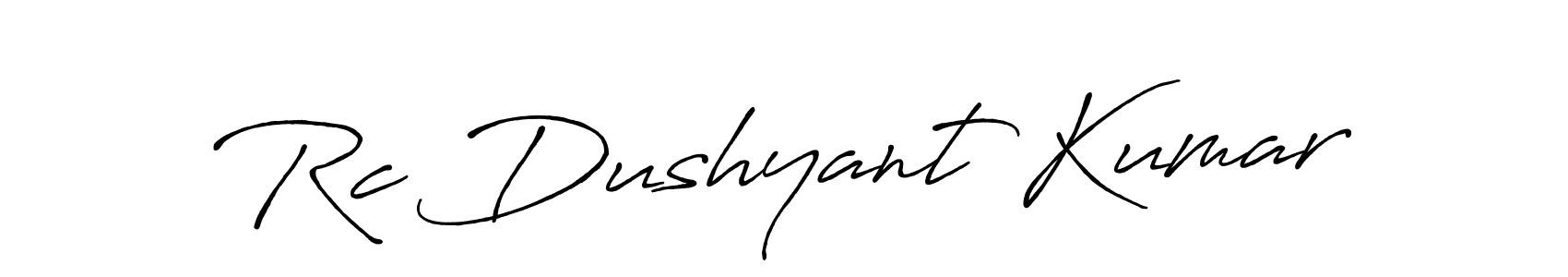 You can use this online signature creator to create a handwritten signature for the name Rc Dushyant Kumar. This is the best online autograph maker. Rc Dushyant Kumar signature style 7 images and pictures png