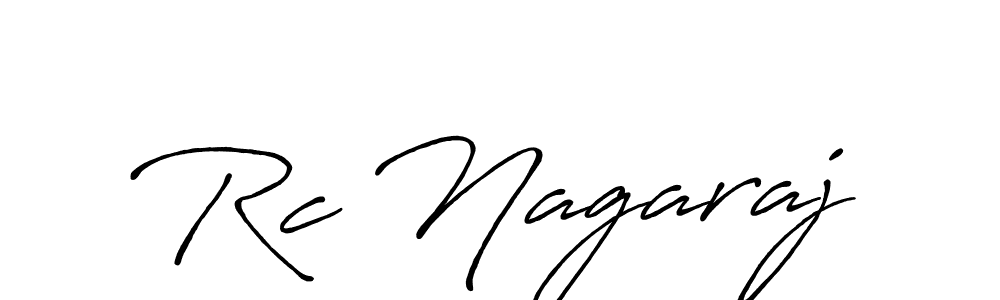 How to Draw Rc Nagaraj signature style? Antro_Vectra_Bolder is a latest design signature styles for name Rc Nagaraj. Rc Nagaraj signature style 7 images and pictures png