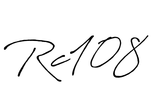 Rc108 stylish signature style. Best Handwritten Sign (Antro_Vectra_Bolder) for my name. Handwritten Signature Collection Ideas for my name Rc108. Rc108 signature style 7 images and pictures png