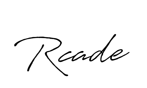 It looks lik you need a new signature style for name Rcade. Design unique handwritten (Antro_Vectra_Bolder) signature with our free signature maker in just a few clicks. Rcade signature style 7 images and pictures png