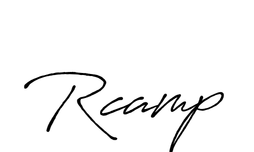 It looks lik you need a new signature style for name Rcamp. Design unique handwritten (Antro_Vectra_Bolder) signature with our free signature maker in just a few clicks. Rcamp signature style 7 images and pictures png