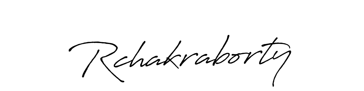 How to Draw Rchakraborty signature style? Antro_Vectra_Bolder is a latest design signature styles for name Rchakraborty. Rchakraborty signature style 7 images and pictures png