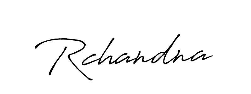 Design your own signature with our free online signature maker. With this signature software, you can create a handwritten (Antro_Vectra_Bolder) signature for name Rchandna. Rchandna signature style 7 images and pictures png