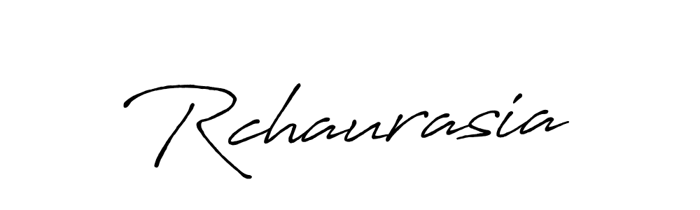 Create a beautiful signature design for name Rchaurasia. With this signature (Antro_Vectra_Bolder) fonts, you can make a handwritten signature for free. Rchaurasia signature style 7 images and pictures png