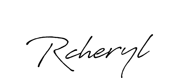 Rcheryl stylish signature style. Best Handwritten Sign (Antro_Vectra_Bolder) for my name. Handwritten Signature Collection Ideas for my name Rcheryl. Rcheryl signature style 7 images and pictures png