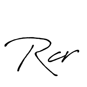 The best way (Antro_Vectra_Bolder) to make a short signature is to pick only two or three words in your name. The name Rcr include a total of six letters. For converting this name. Rcr signature style 7 images and pictures png
